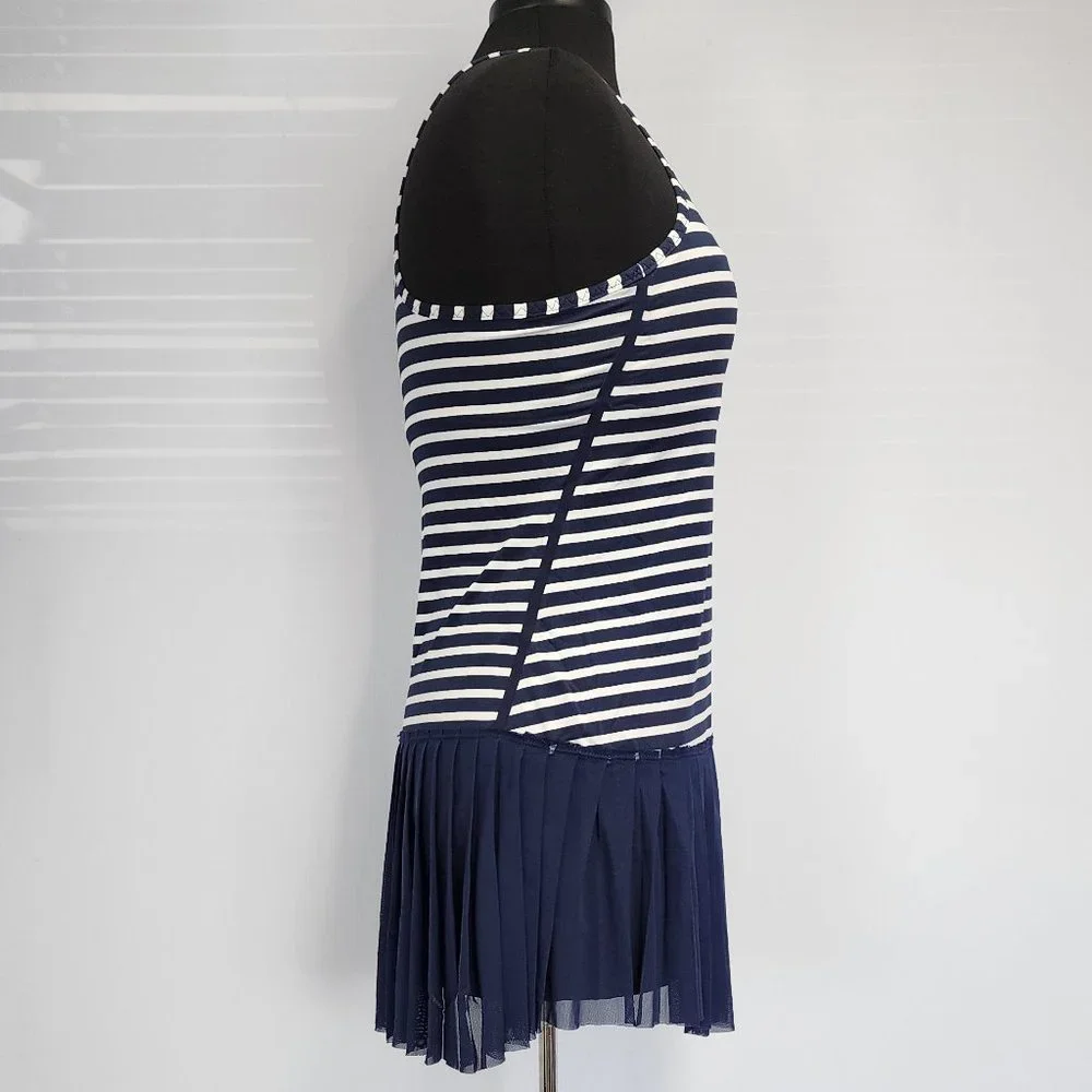 new balance x j.crew - tennis skirt  blue & white [size m] [NewWithTags] - Picture 10 of 13